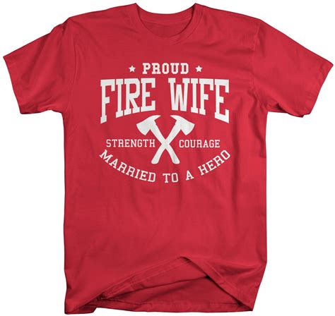 firefighter wife t shirts